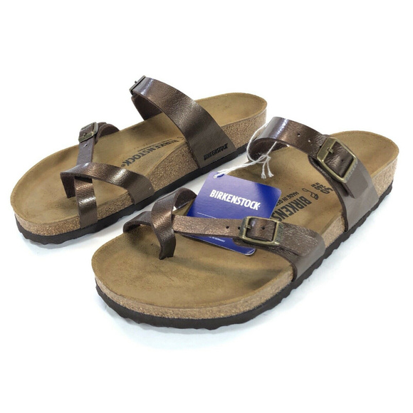 NEW Birkenstock Mayari Sandals Size 40 / 9 Toffee - Picture 3 of 6